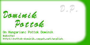 dominik pottok business card